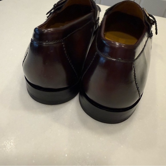 Cole Haan Men’s Kiltie Buckle Burgundy Loafers 12D Excellent!!